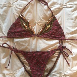 Victoria’s Secret beaded swimsuit bikini